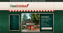 Desktop Screenshot of ciaocristina.com
